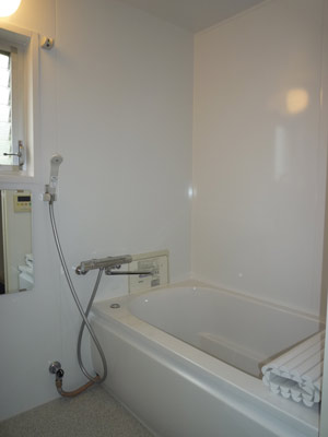 ユニットバスにして寒さも改善! ユニットバスにして寒さも改善!